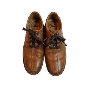 Clarks Men’s Size 10.5 M US Shoes Leather Brown Brogue Oxford 62084 Clarks | Shoes | Clarks Mens Oxford Shoes Toureg Brown Black  main image 3